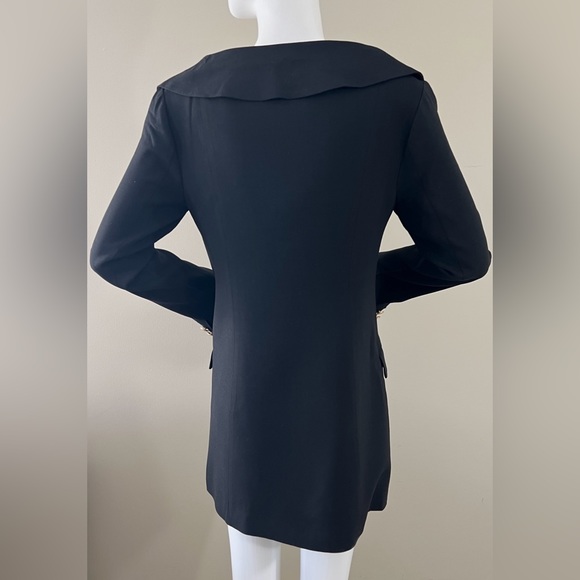 Marissa Webb Black Blazer Dress XS with Gold detailed Buttons - Picture 2 of 10